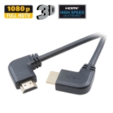 Vivanco HDMI High Speed Ethernet kabel 2x90° 1,5 m