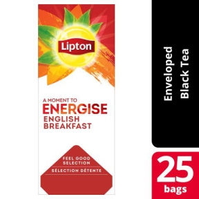 Lipton English Breakfast pakke med 25 stk.