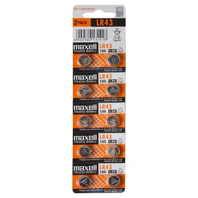 Maxell LR43 10-pakk