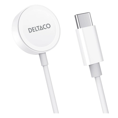 DELTACO alt Deltaco lader til Apple Watch, USB-C, 1 m