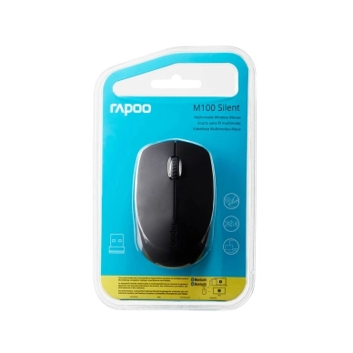 Rapoo alt RAPOO Mus M100 Multi-Mode Trådløs Optisk Mørkgrå