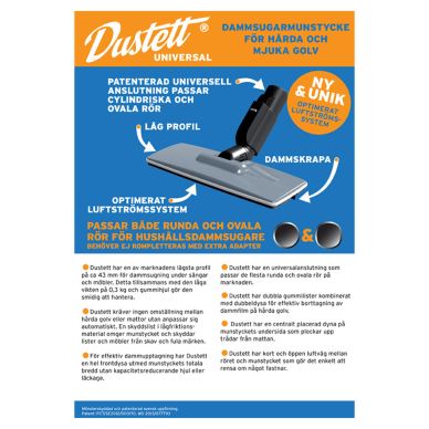 Dustett alt Gulvmunnstykke Dustett Universal