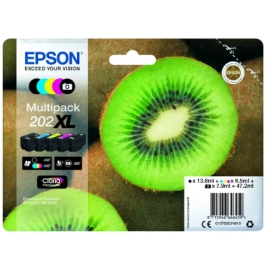 EPSON alt Epson 202XL Blekkpatron Multipack BK/PBk/C/M/Y