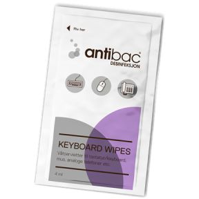 Antibac Keyboard wipes 80 st