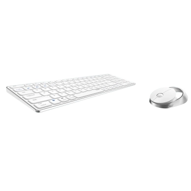 Rapoo alt Tastatur/Musesett 9750M Multi-Mode Trådløst Hvit, Nordic