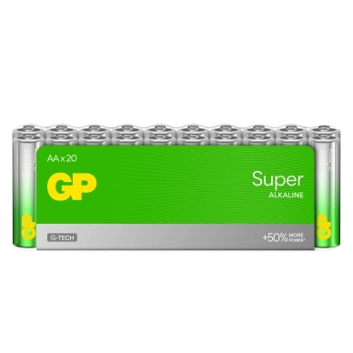 Bilde av Gp Batteries Gp Super Alkaline Aa-batteri Lr6/15a 20-pakk 151439