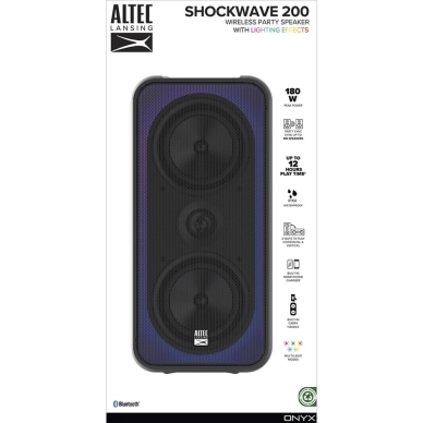 Altec Lansing alt Altec høyttaler ShockWave 200 RGB IPX4