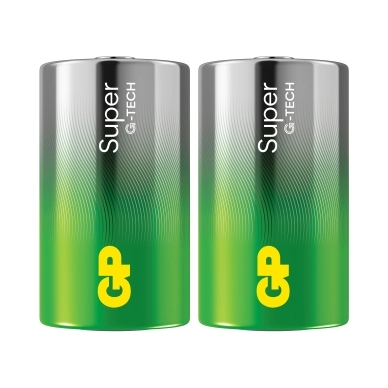 GP BATTERIES alt GP Super Alkaline Batteri D/LR20/13A 2-pakk