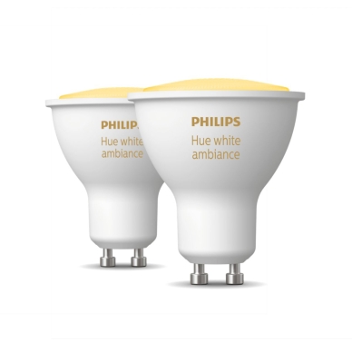 PHILIPS alt Philips HueWA GU10 4,3W 2-pakning
