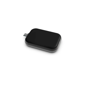 Zens Singel Lader QI for Airpods USB-C Svart