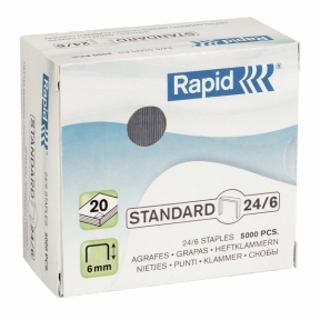 Heftestift Rapid Standard 24/6 Galv 5000