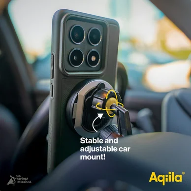 Aqiila Chargebird QC1 Qi2 Trådløs Lader med bilfeste 15W