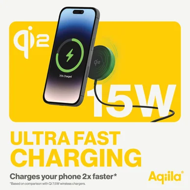 Aqiila Chargebird QC1 Qi2 Trådløs Lader med bilfeste 15W