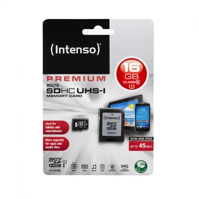 Intenso Micro SD 16GB UHS-I Premium
