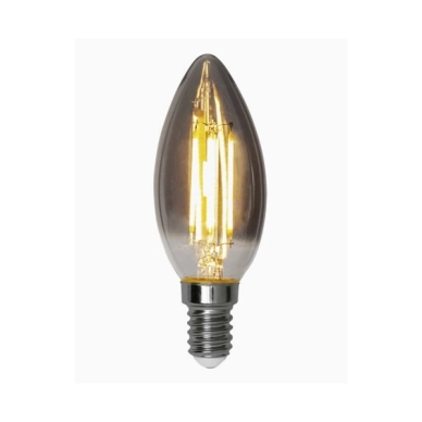 Star Trading alt LED-lampe E14 C37 Soft Glow Smoke 3-trinns minne