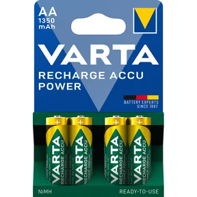 Varta Oppladbar Accu Power AA 1350mAh 4-pakning