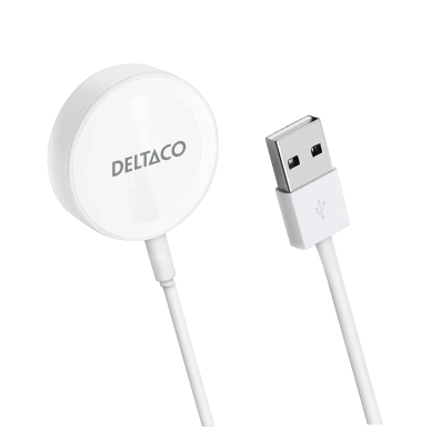 Bilde av Deltaco Deltaco Apple Watch-lader, Usb-a, 1 M 7333048060242