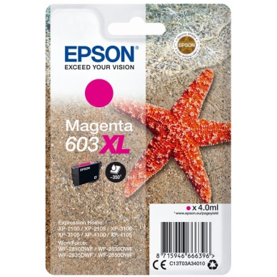 Bilde av Epson Epson 603xl Blekkpatron Magenta T03a3